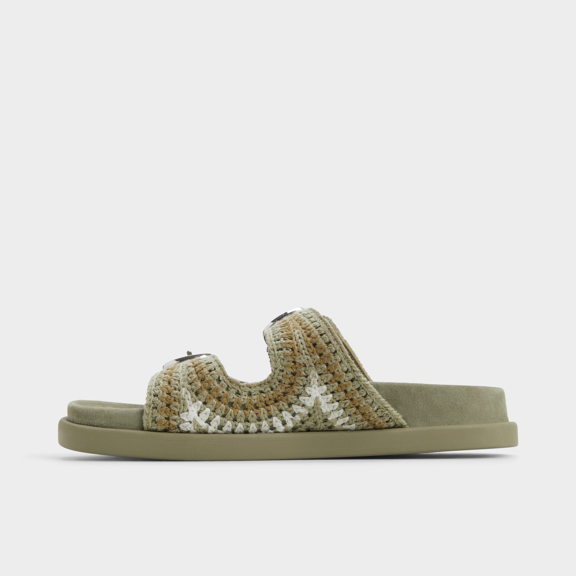 Bohodream Khaki Women's Footbed sandals - Footbed sandal