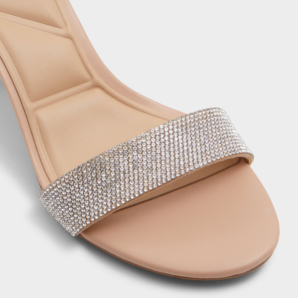 Block heel Pristine in Bone - Strappy sandal