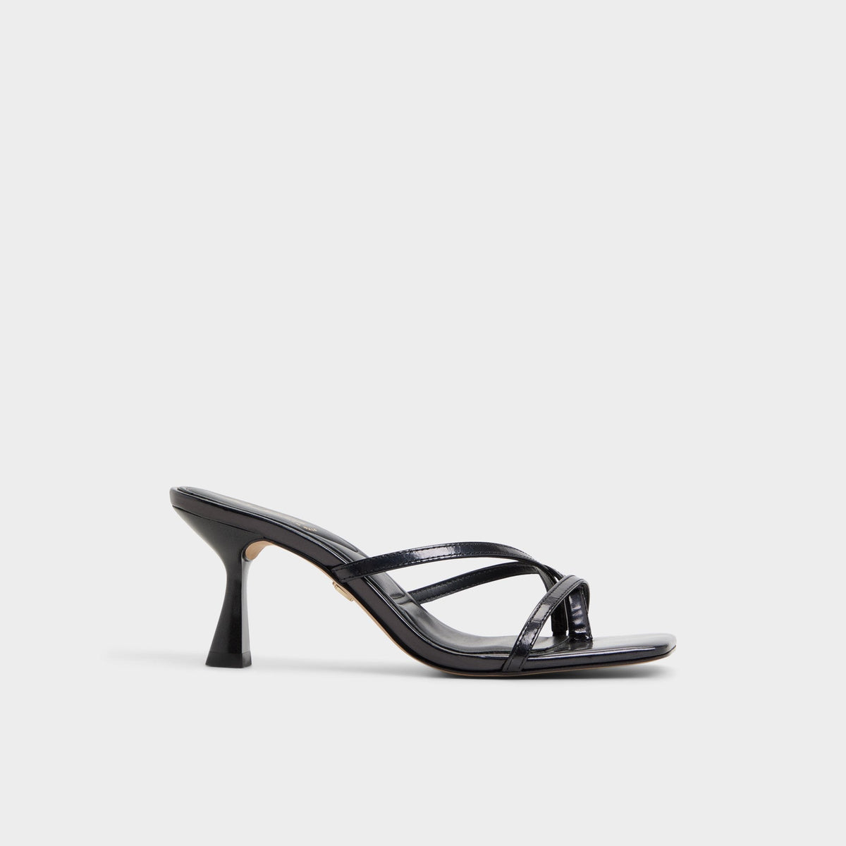 Calypsa Black Women's Animal Prints - Strappy heeled sandal Block heel