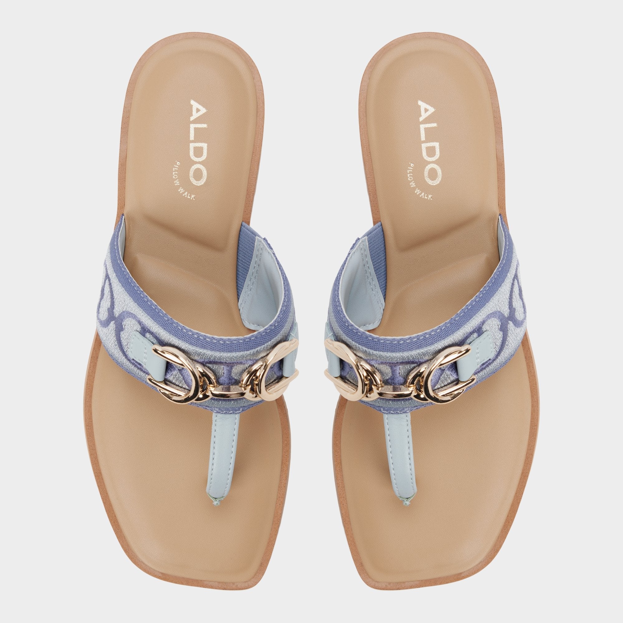 Coralynna in Other Blue - T-strap sandal