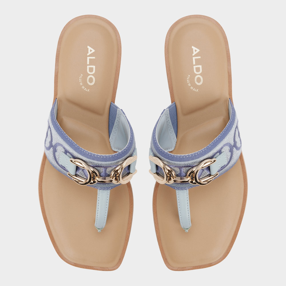 Coralynna in Other Blue - T-strap sandal