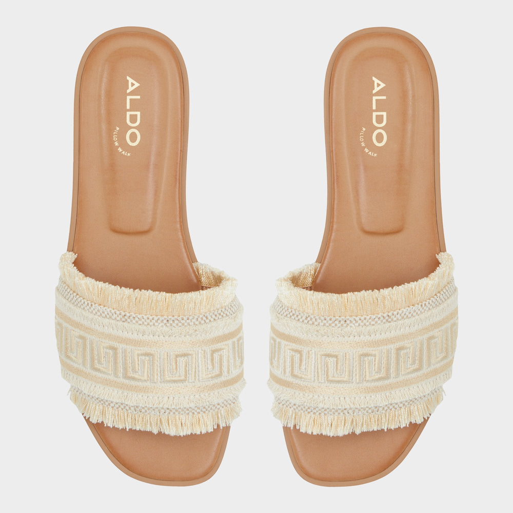 Nalani Gold Women's Flats - Slide sandal