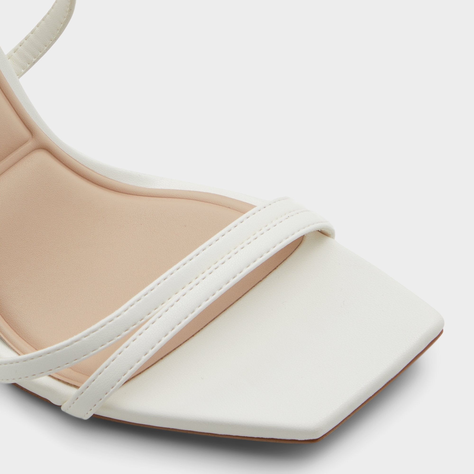 Stiletto heel Phaedra in White - Strappy stiletto sandal