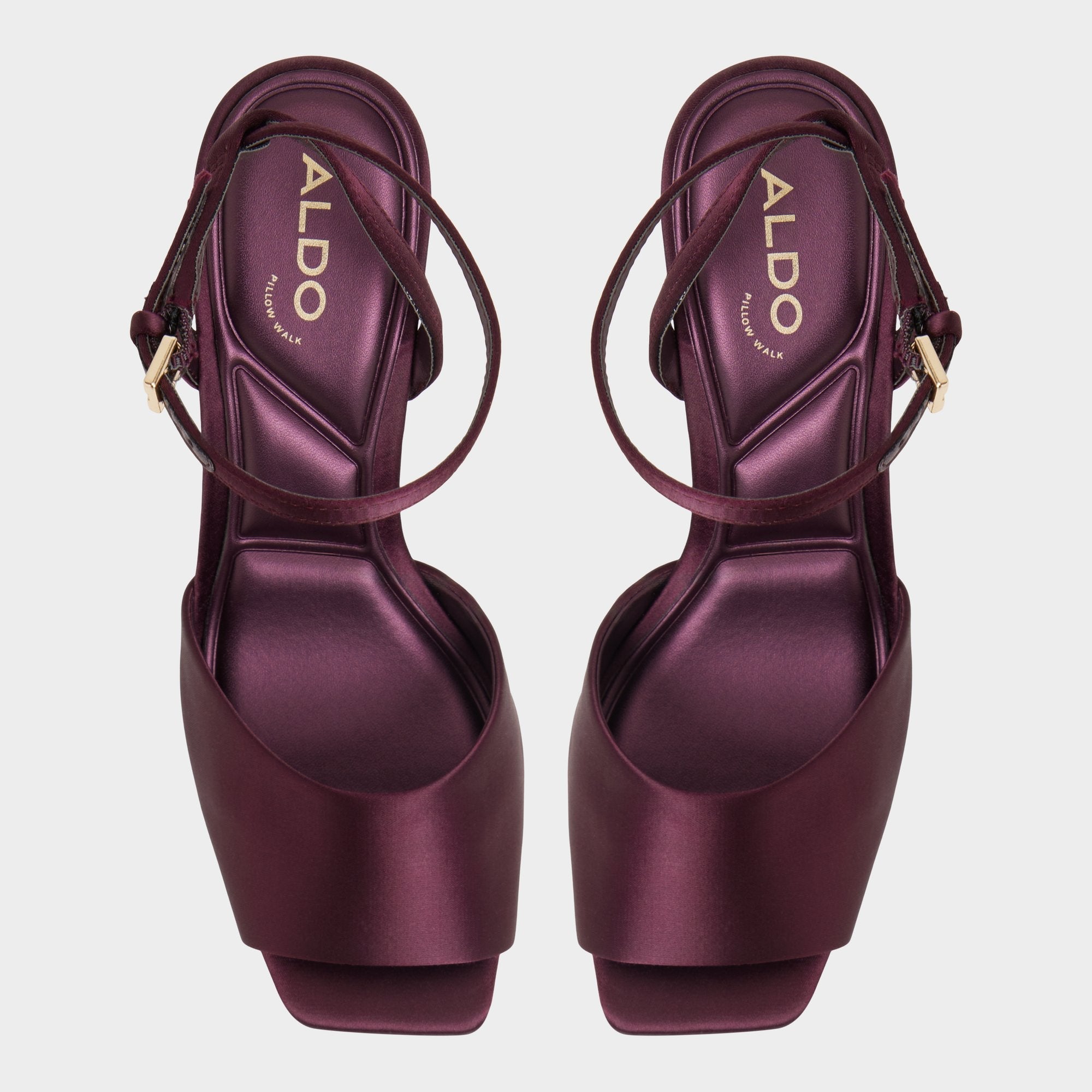 Stiletto heel Kaiasien in Bordo 14151896 - Strappy heeled sandal