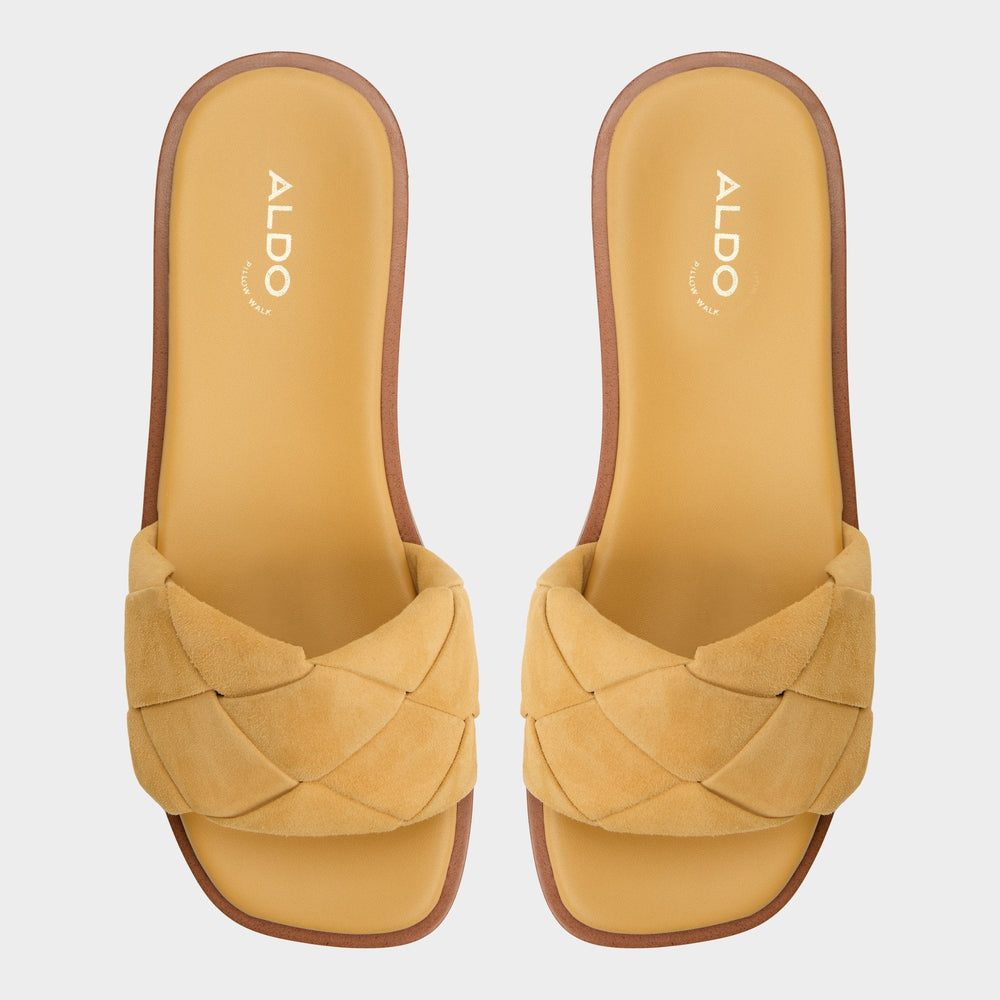 Esterelle Other Yellow Women's Flats - Slide sandal