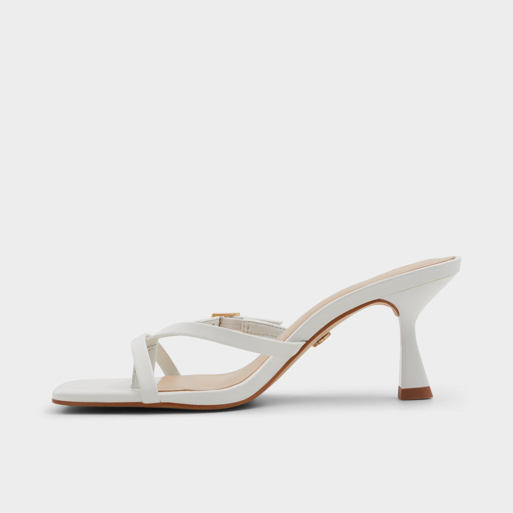 Gannever White/Bone Women's Heeled sandals -