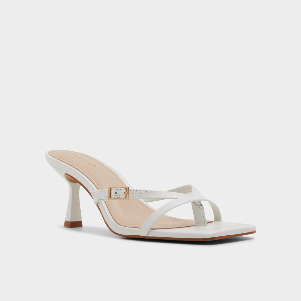Gannever White/Bone Women's Heeled sandals -