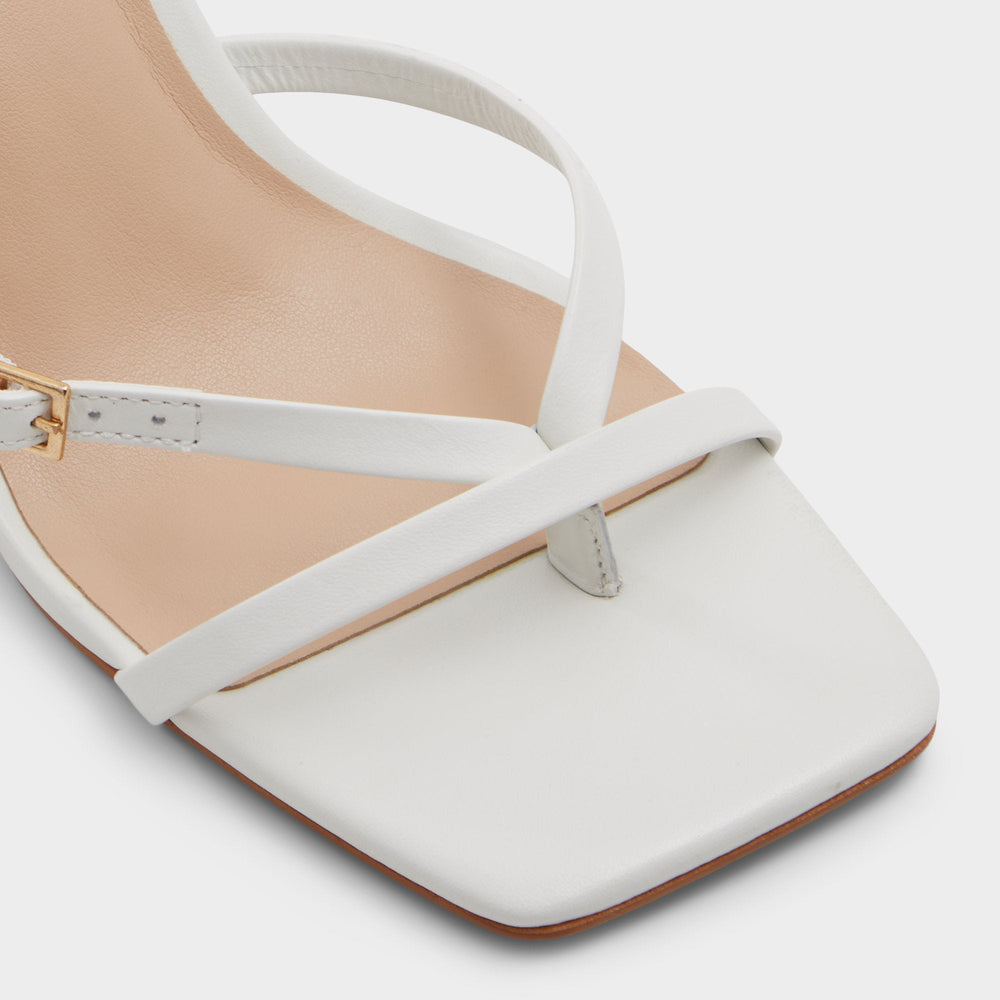 Gannever White/Bone Women's Heeled sandals -