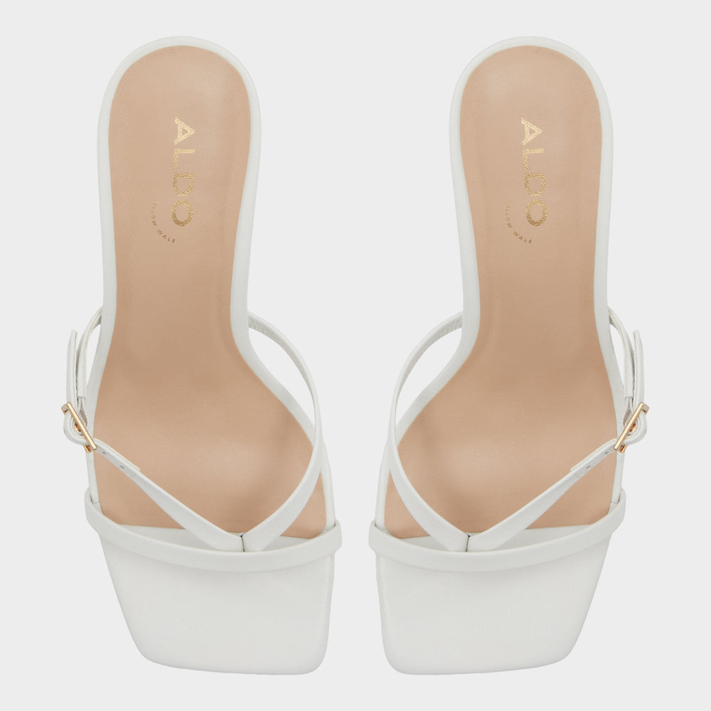Gannever White/Bone Women's Heeled sandals -