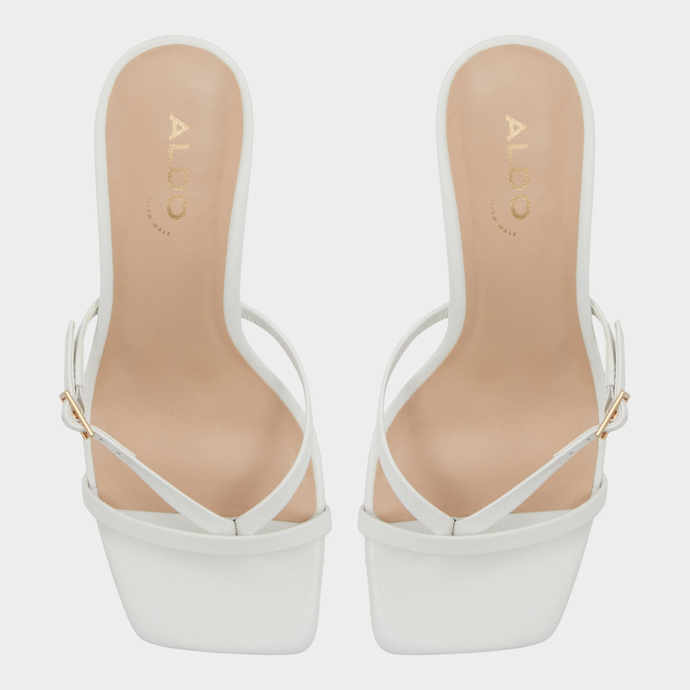 Gannever White/Bone Women's Heeled sandals -