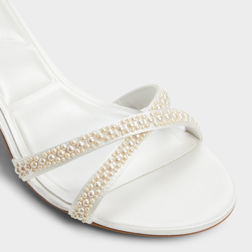 Block heel Bouclettie Other White Women's Block heels - Strappy heeled sandal