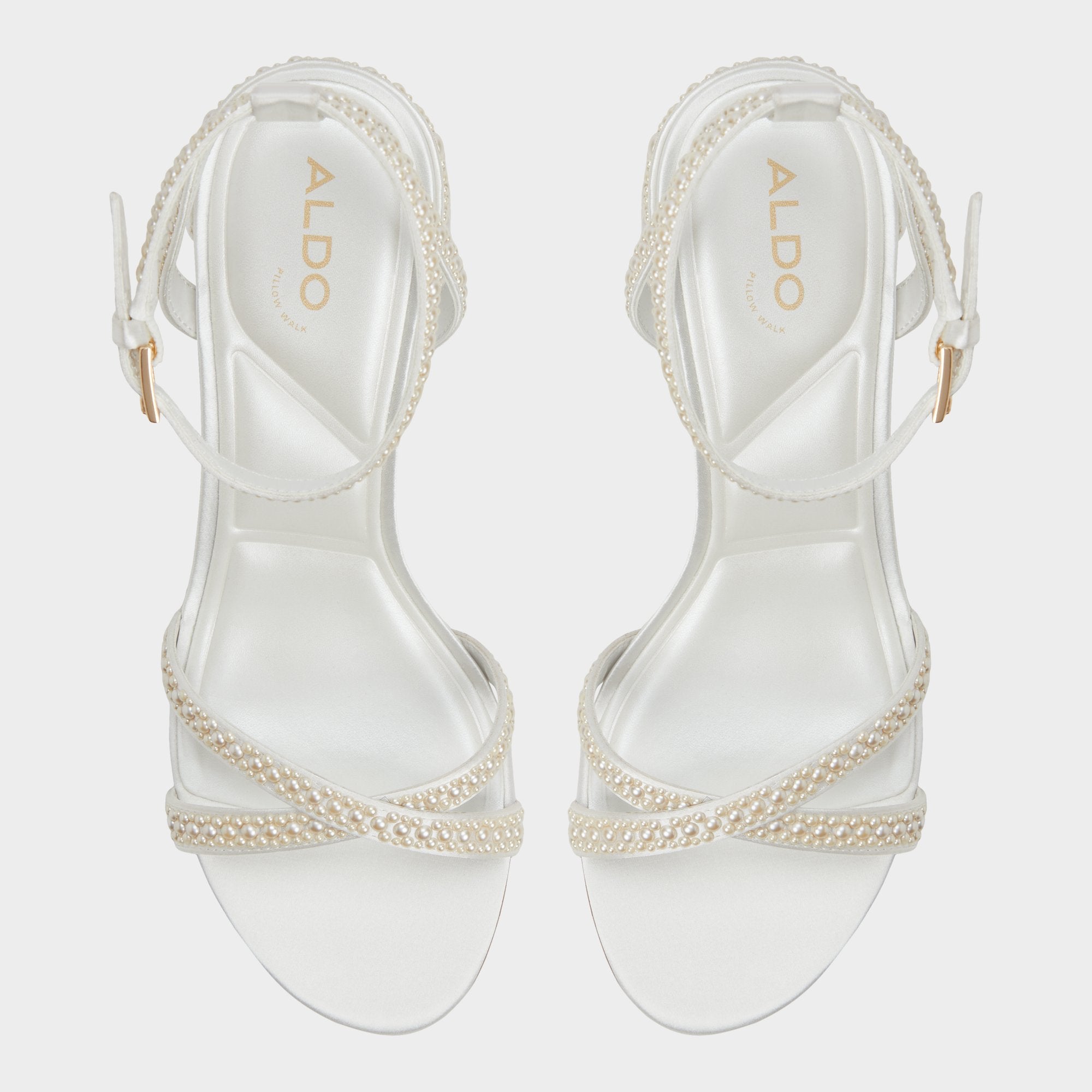 Block heel Bouclettie Other White Women's Block heels - Strappy heeled sandal