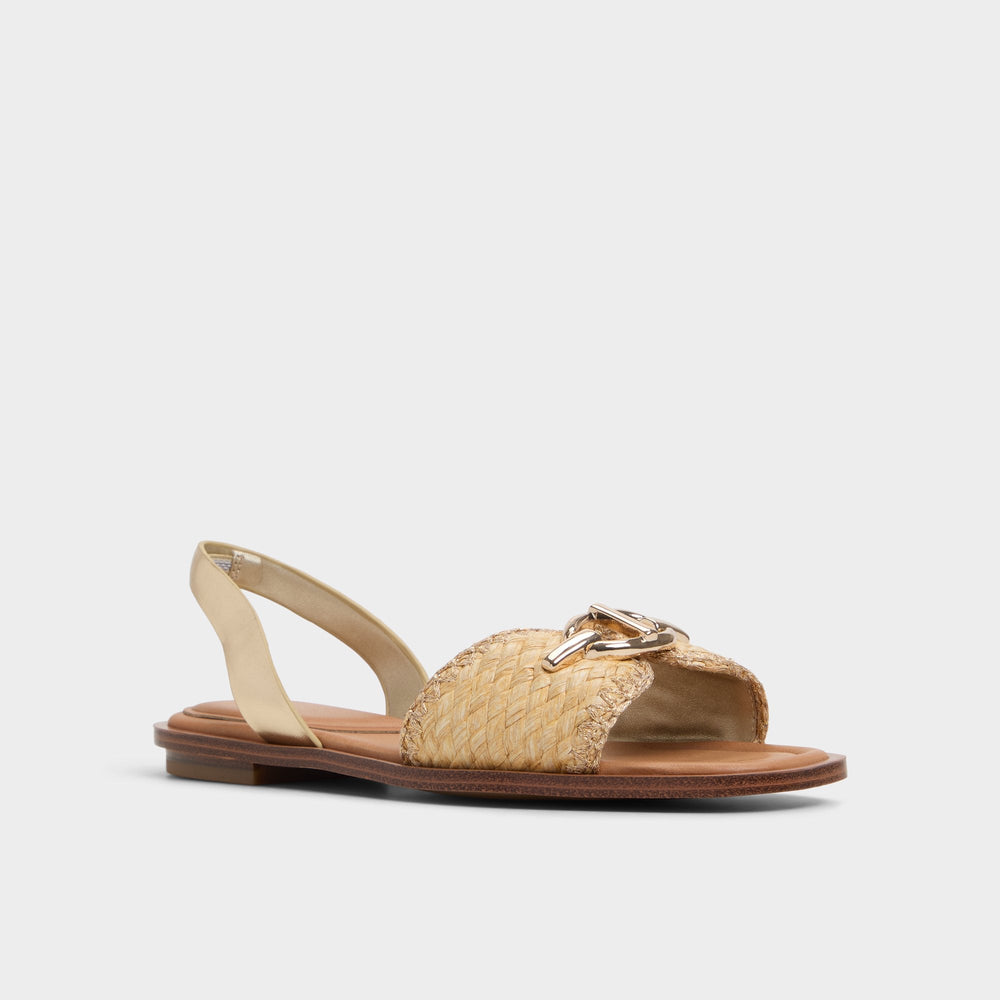 Goassi Gold Women's Iridescent metallics - Flat sandal