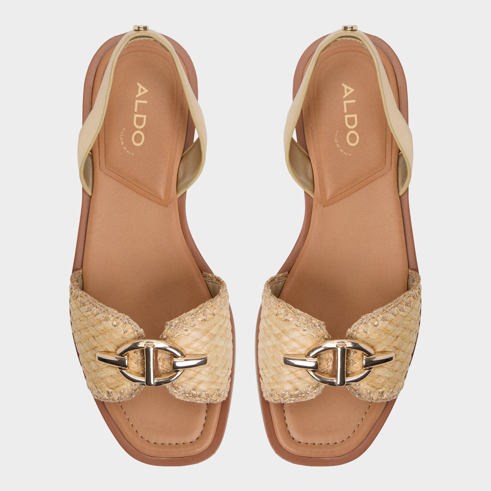 Goassi Gold Women's Iridescent metallics - Flat sandal
