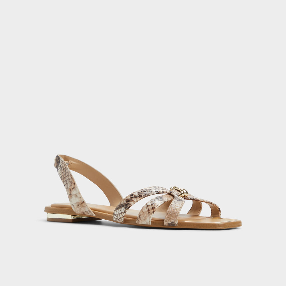 Marassita Brown Multi Women's Slingbacks - Flat sandal