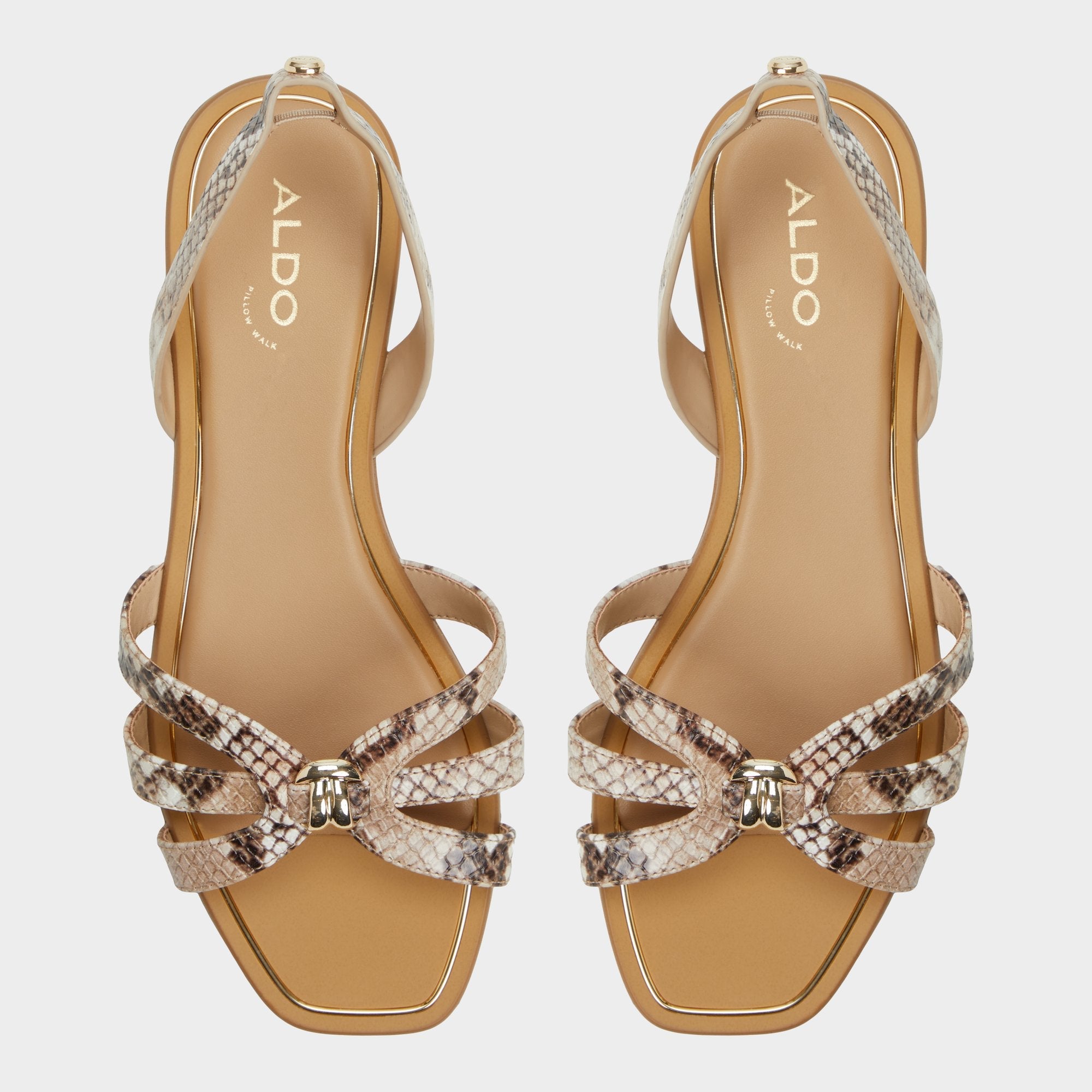 Marassita Brown Multi Women's Slingbacks - Flat sandal