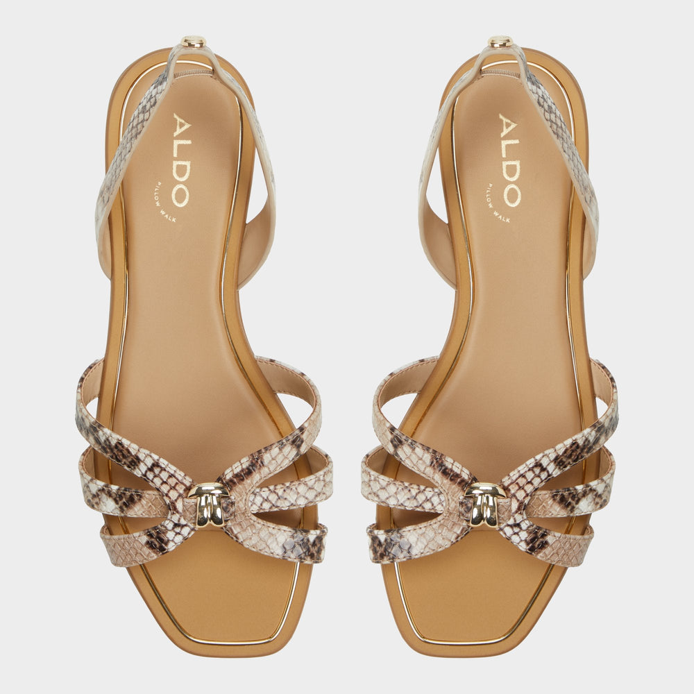 Marassita Brown Multi Women's Slingbacks - Flat sandal