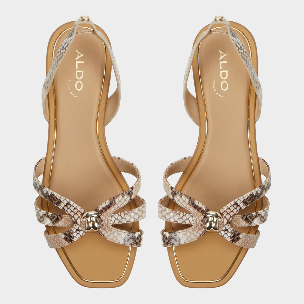 Marassita Brown Multi Women's Slingbacks - Flat sandal