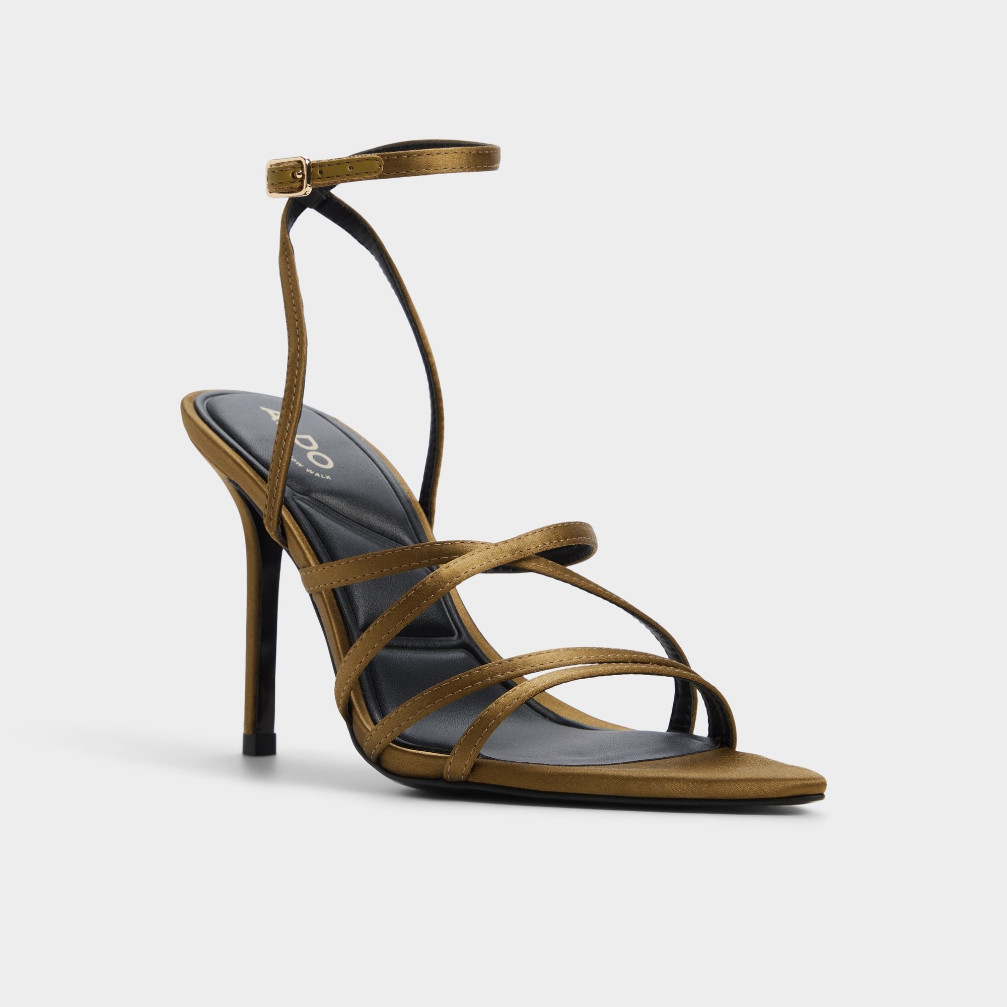 Solania Other Green Women's Strappy sandals - Strappy heeled sandal Stiletto heel