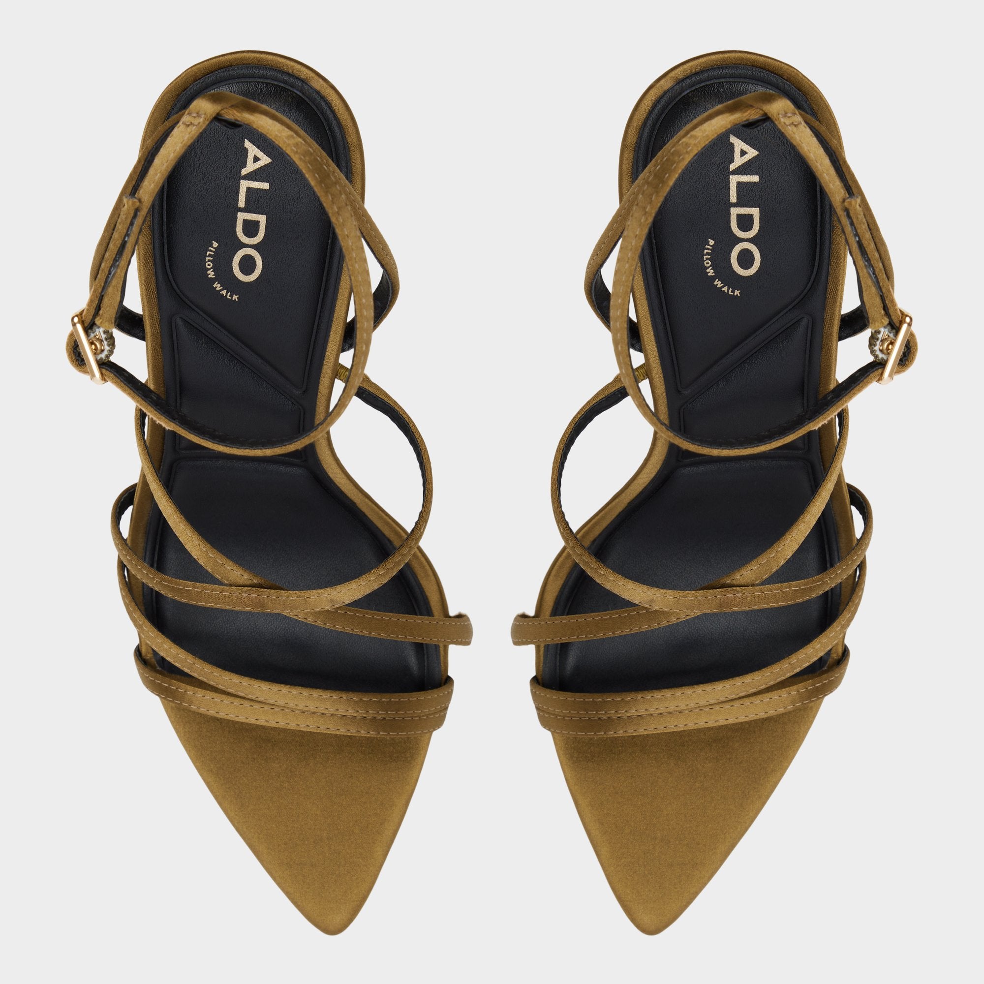 Solania Other Green Women's Strappy sandals - Strappy heeled sandal Stiletto heel