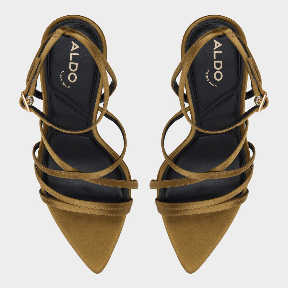 Solania Other Green Women's Strappy sandals - Strappy heeled sandal Stiletto heel