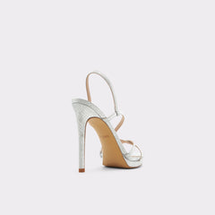 Resurge in Silver - Strappy stiletto sandal Stiletto heel