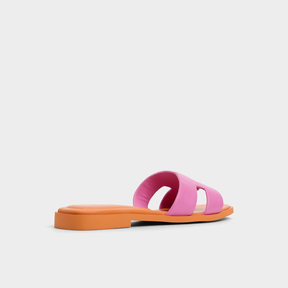 Itsandal Bright Pink Women's Flats - Slide sandal