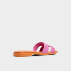 Itsandal Bright Pink Women's Flats - Slide sandal
