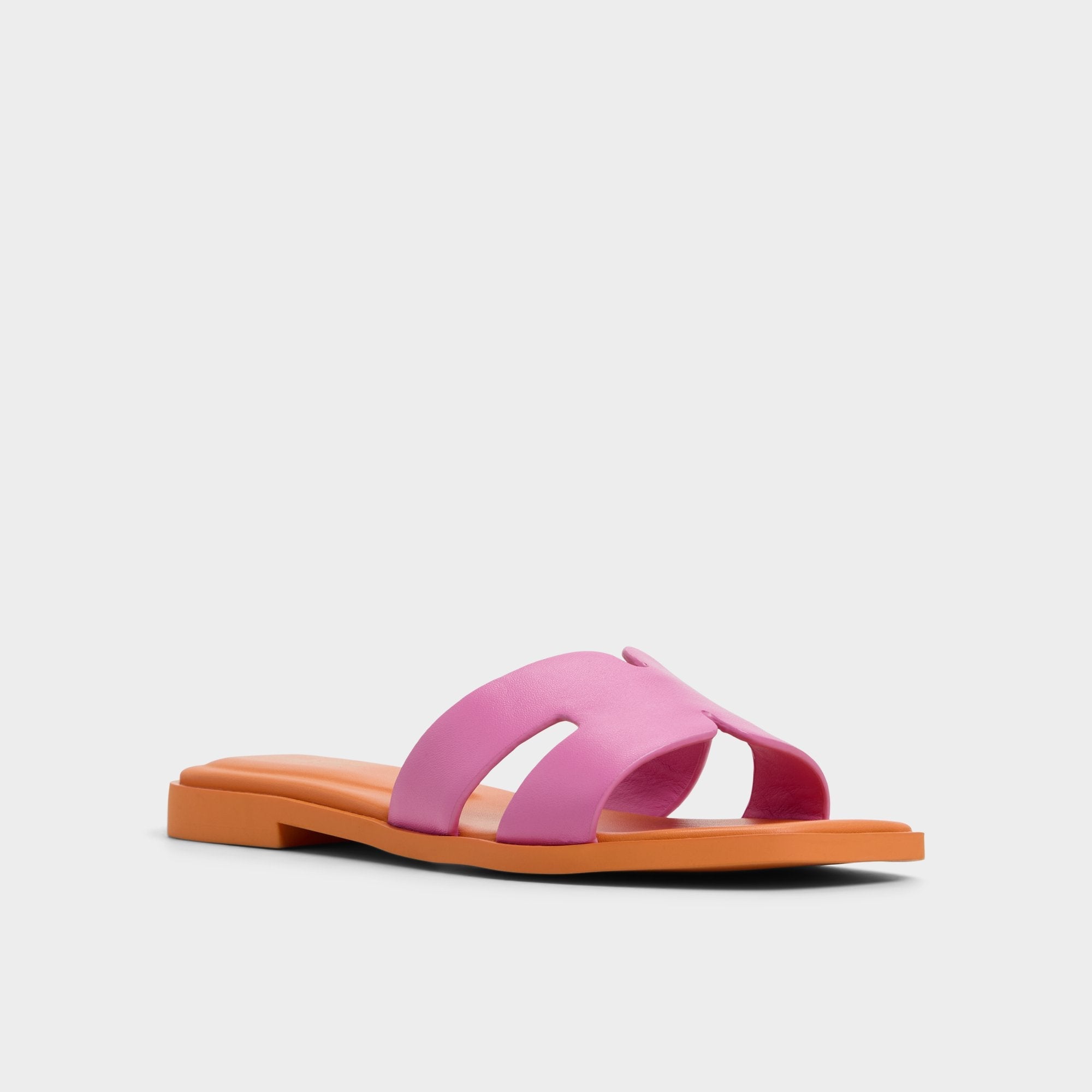Itsandal Bright Pink Women's Flats - Slide sandal