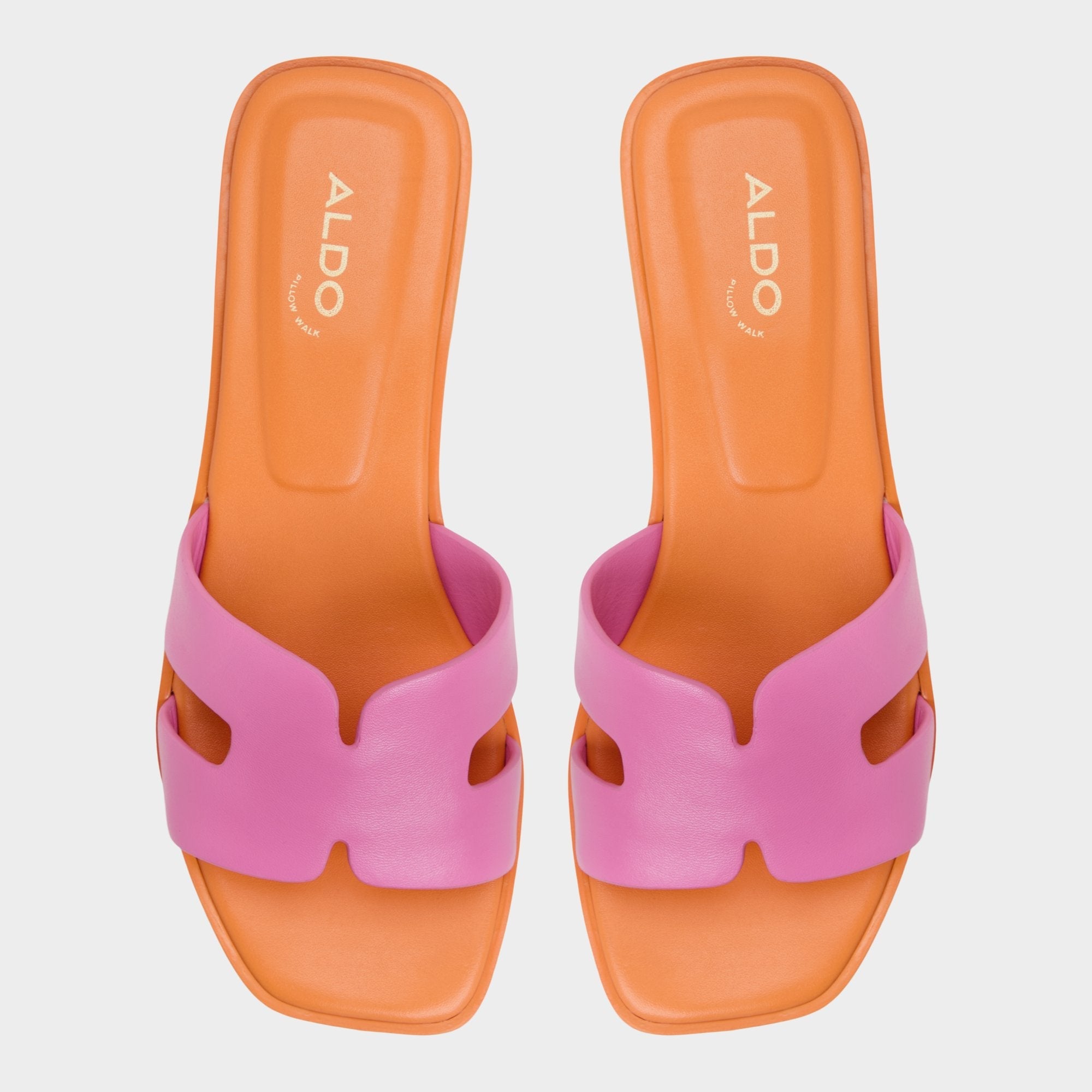 Itsandal Bright Pink Women's Flats - Slide sandal