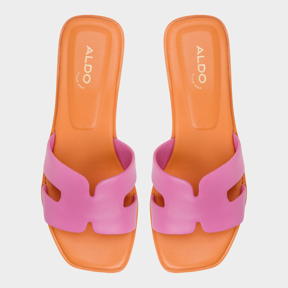 Itsandal Bright Pink Women's Flats - Slide sandal