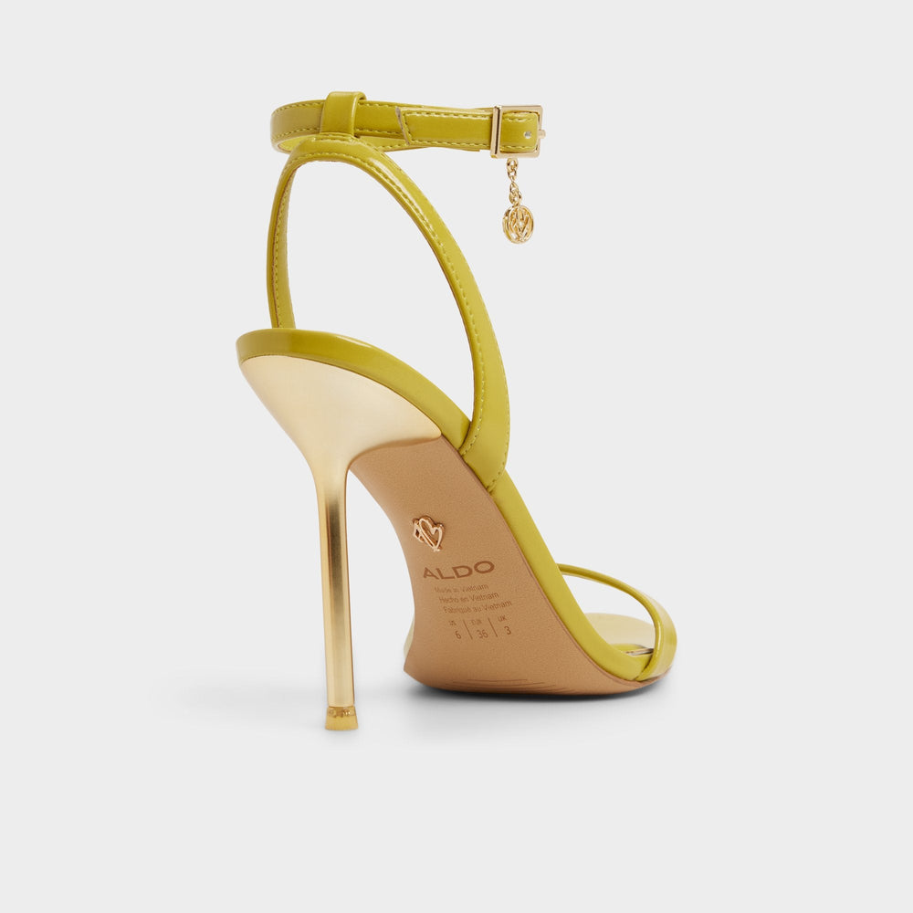 Maristou Lime Green Women's Heeled sandals - Strappy heeled sandal Stiletto heel