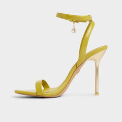 Maristou Lime Green Women's Heeled sandals - Strappy heeled sandal Stiletto heel