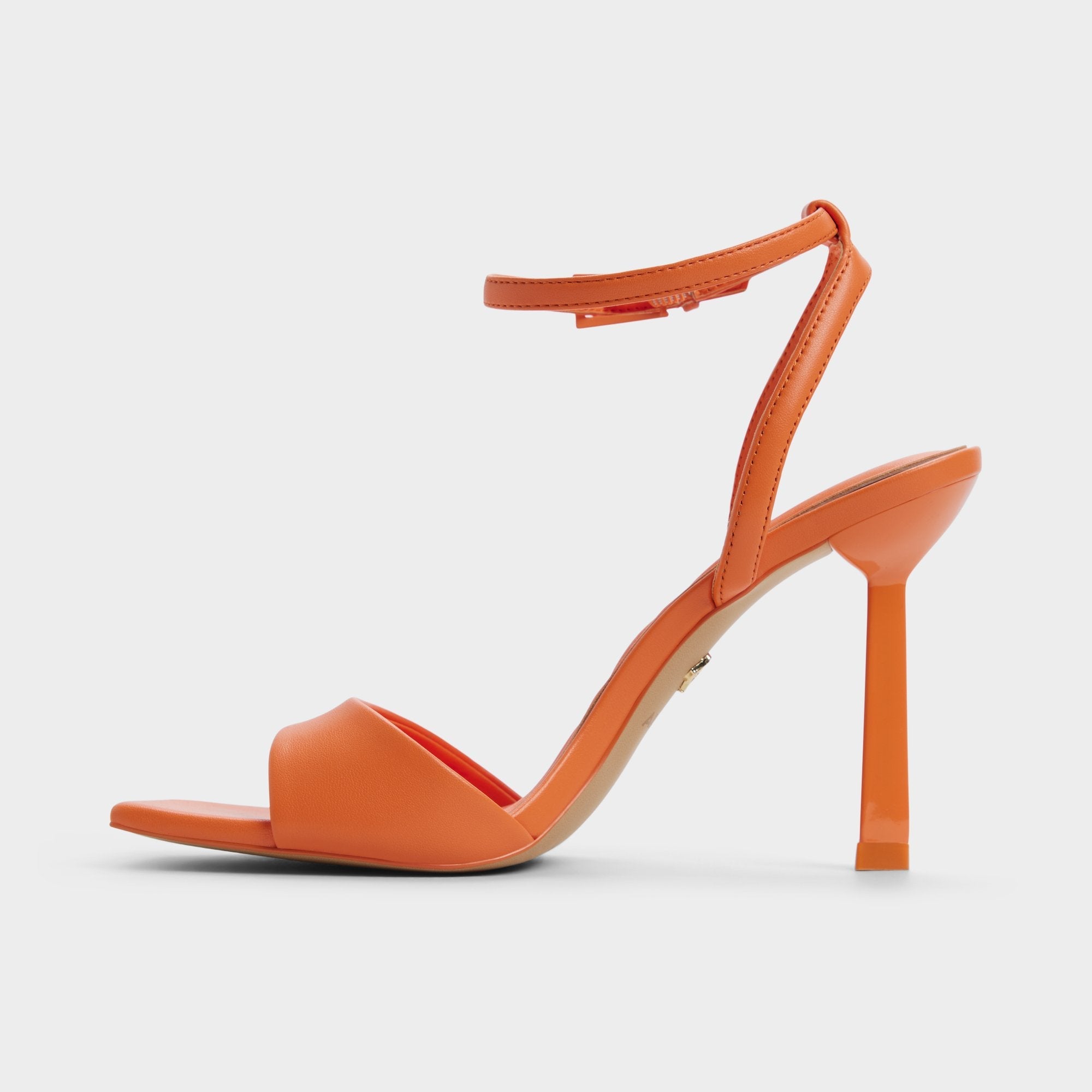 Illustrious Medium Orange Women's Strappy Heels - Strappy heeled sandal Stiletto heel