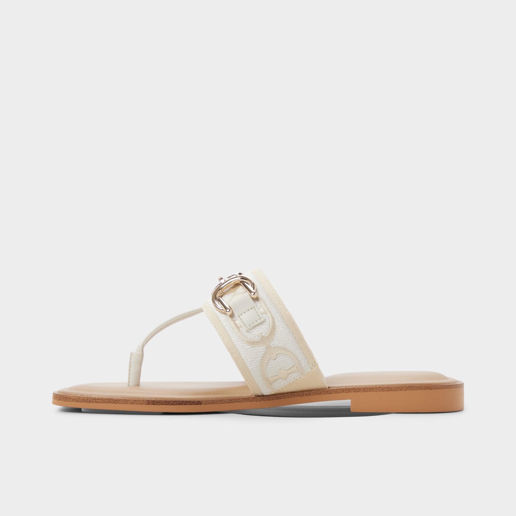 Coralynna in White Bone 14053516 - T-strap sandal