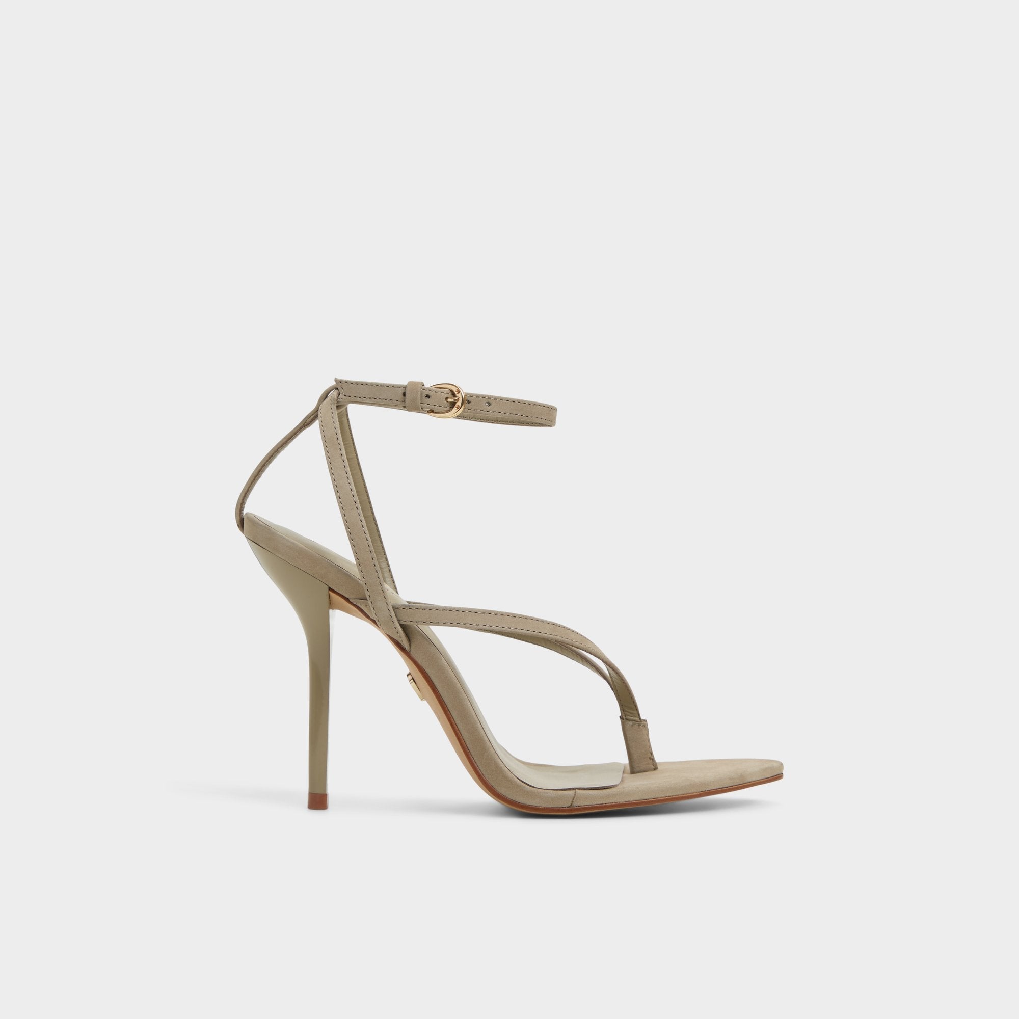 Abyfindley Other Green Women's Strappy sandals - Heeled flip flop Stiletto heel