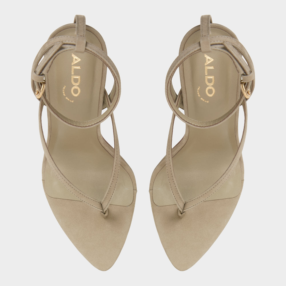 Abyfindley Other Green Women's Strappy sandals - Heeled flip flop Stiletto heel