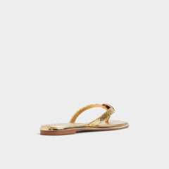 Conchiglia Gold Women's Flats - Flip flop