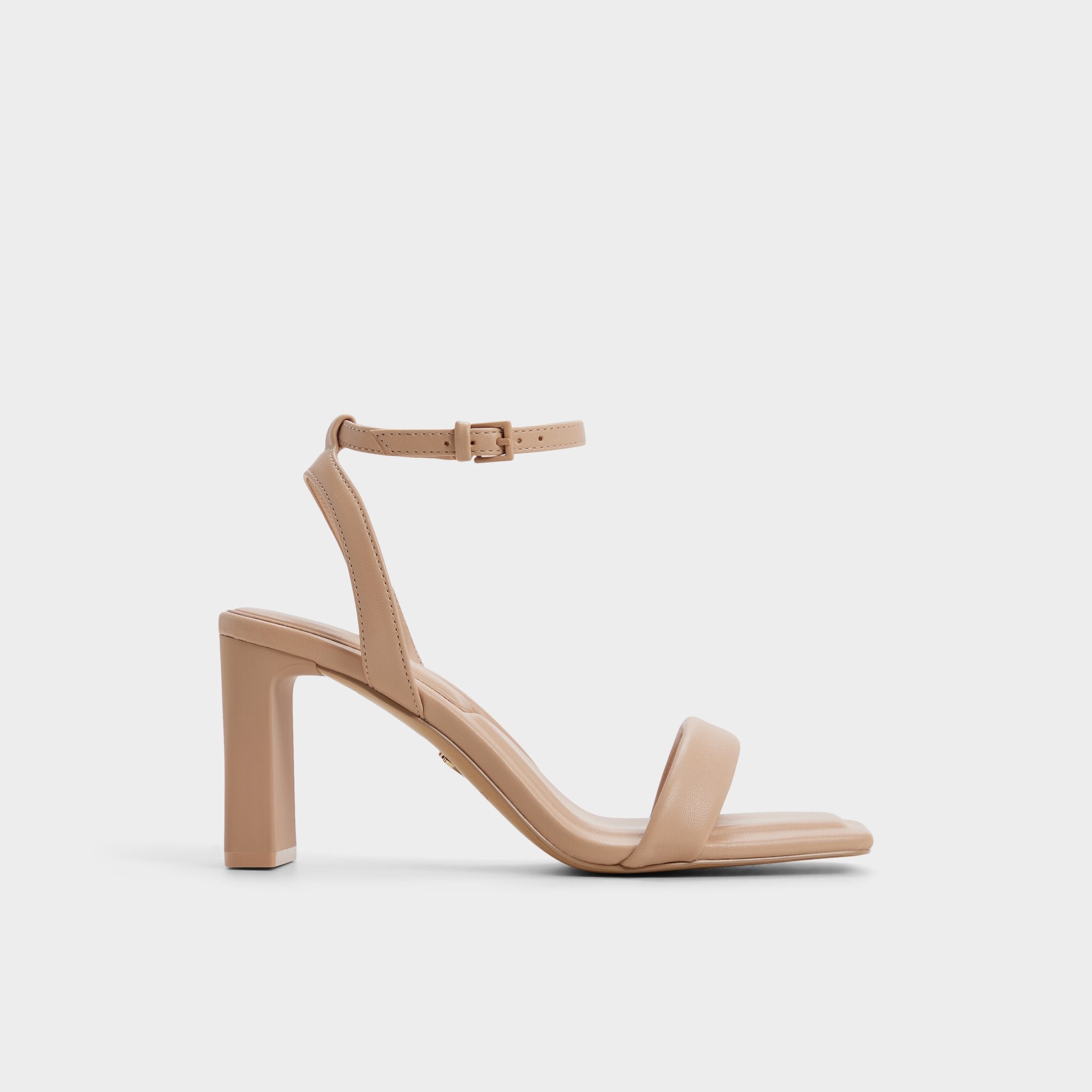 Block heel Aurorai Bone Women's Strappy sandals - Strappy heeled sandal