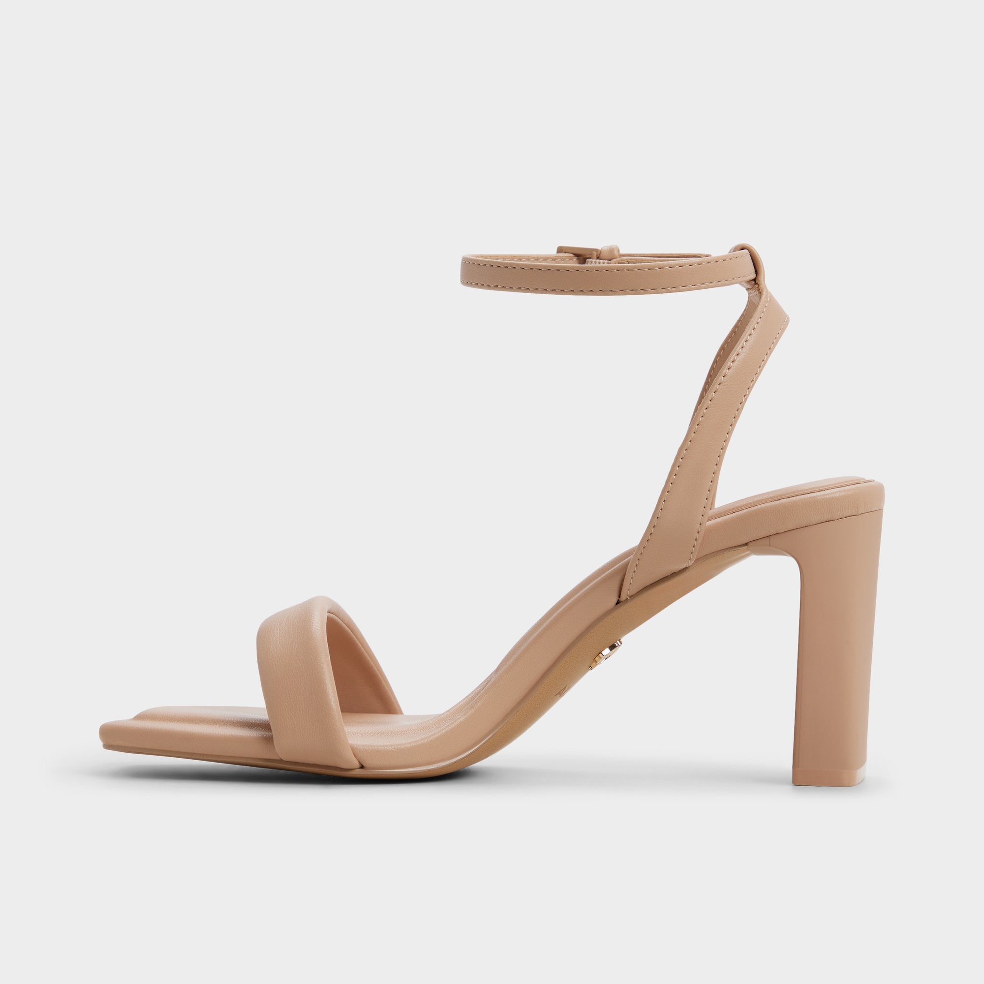 Block heel Aurorai Bone Women's Strappy sandals - Strappy heeled sandal