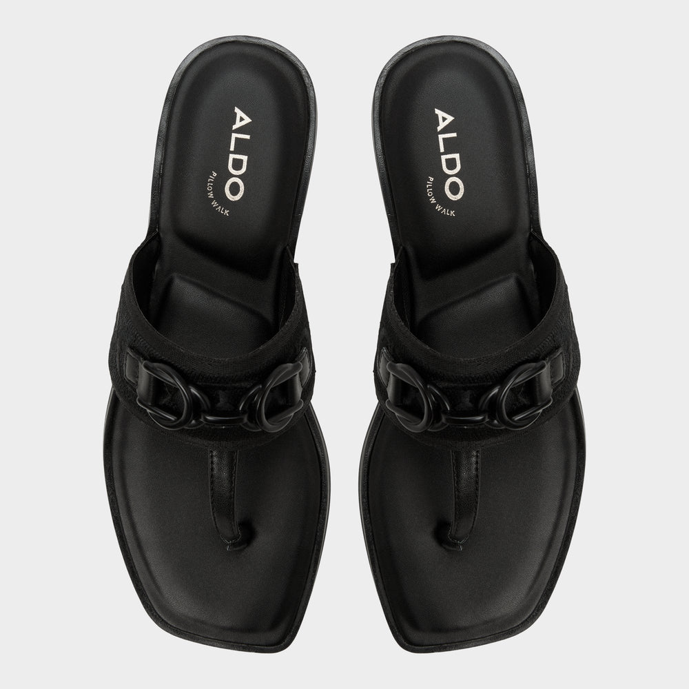 Coralynna in Black - T-strap sandal