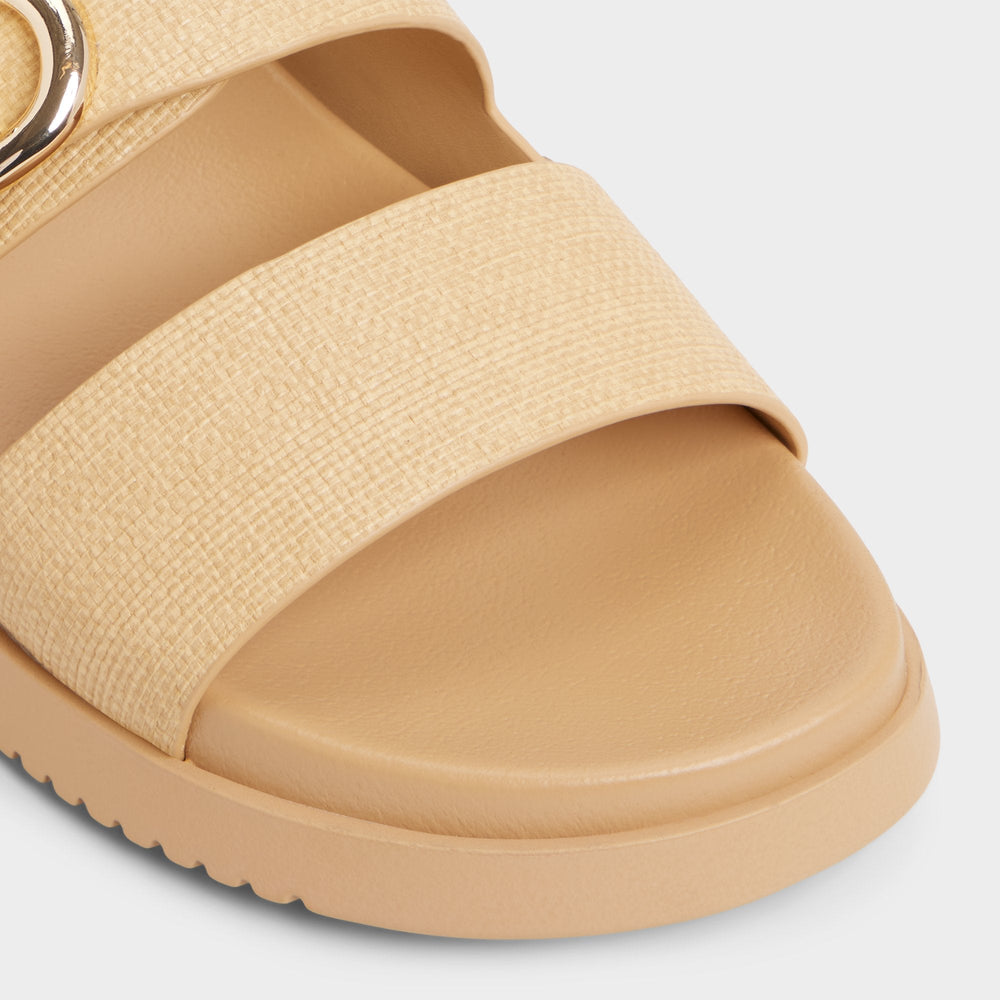 Daisymae Natural Women's Footbed sandals -