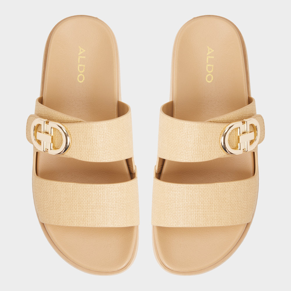 Daisymae Natural Women's Footbed sandals -