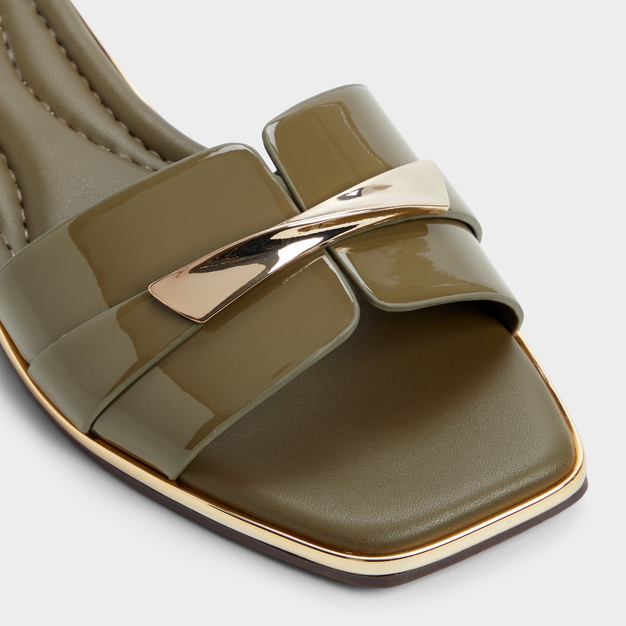 Darlina Other Green Women's Flats - Slide sandal