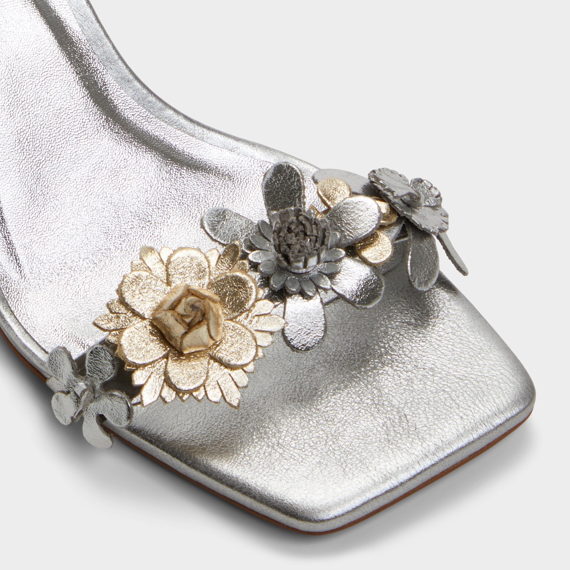 Fiorela Metallic Multi Women's Strappy sandals - Strappy heeled sandal