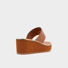 Wedge heel Maesllan Medium Brown Women's Wedges - Wedge sandal