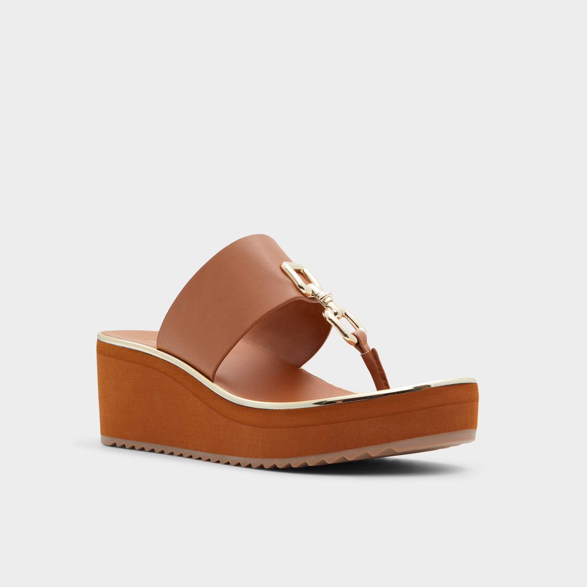 Wedge heel Maesllan Medium Brown Women's Wedges - Wedge sandal