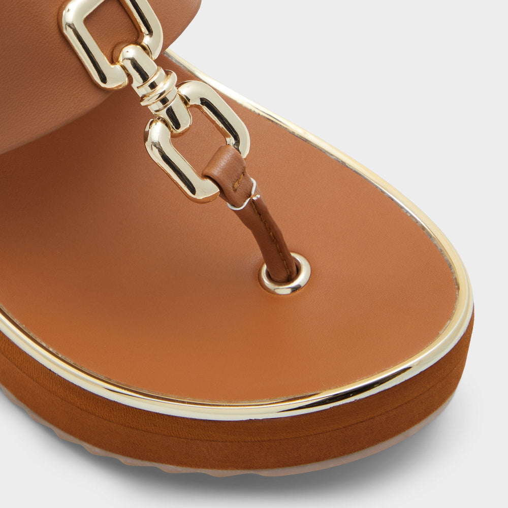 Wedge heel Maesllan Medium Brown Women's Wedges - Wedge sandal