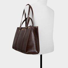 Ninetofivee in Dark Brown - Tote bag