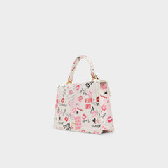 Bellavitaa in White Combo - Top handle bag